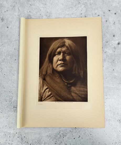 Edward Curtis Photogravure A Yuma