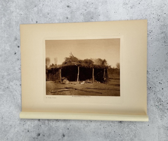 Edward Curtis Photogravure A Yuma Home