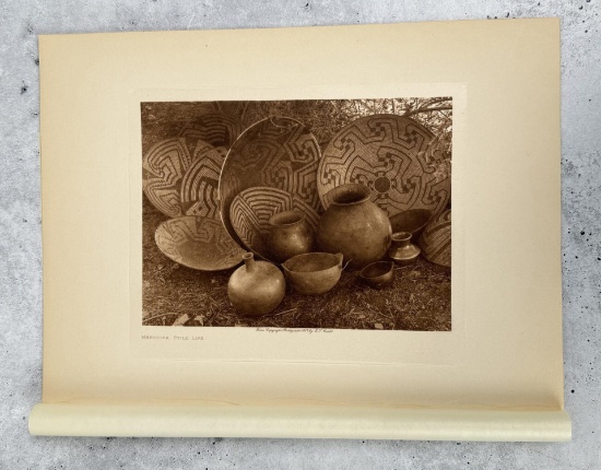 Edward Curtis Photogravure Maricopa Still Life