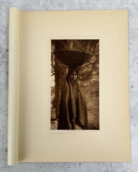 Edward Curtis Photogravure Fruit Gatherer