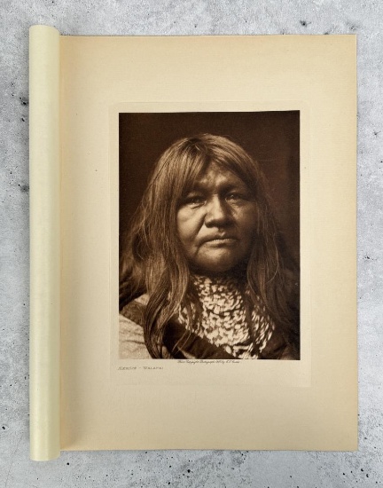 Edward Curtis Photogravure Nerije Walapai
