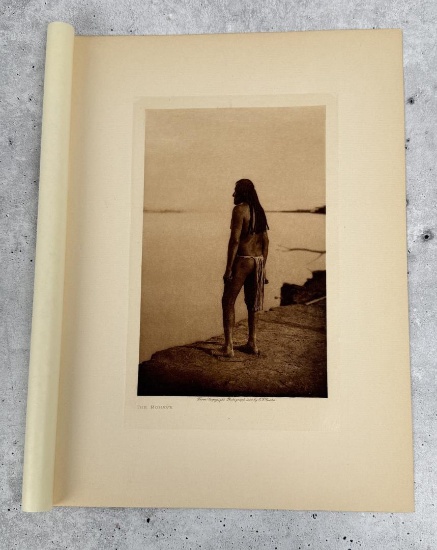 Edward Curtis Photogravure The Mohave