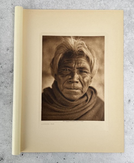 Edward Curtis Photogravure Qahatika Man