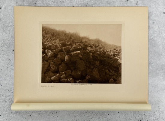 Edward Curtis Photogravure Papago Burial