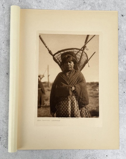 Edward Curtis Photogravure Kiho Carrier Qahatika