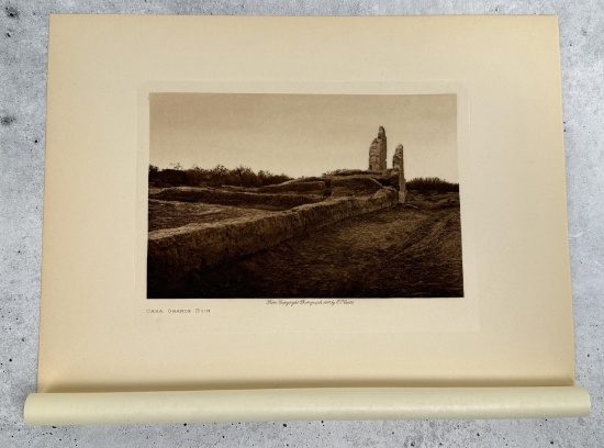 Edward Curtis Photogravure Casa Grande Ruin
