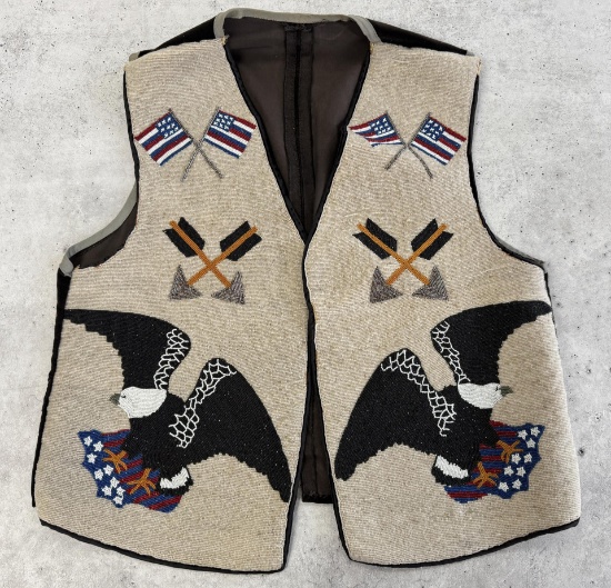 Standing Rock Sioux Indian Beaded Vest