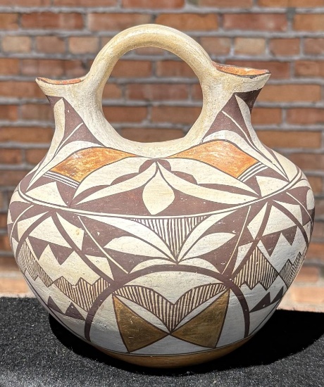 Acoma Pueblo Wedding Vase