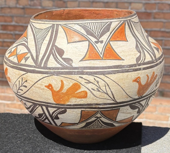 Acoma Pueblo Polychrome Olla Water Pot