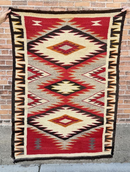 Red Mesa Teec Nos Pos Navajo Indian Rug