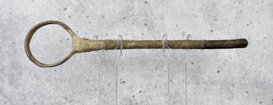 Sitting Bull's War Club Skull Knocker Handle