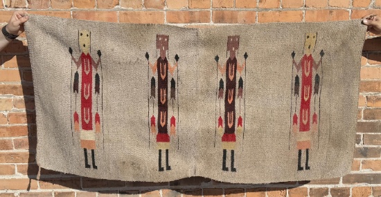 Navajo Indian Yei Yeibichai Dancer Rug