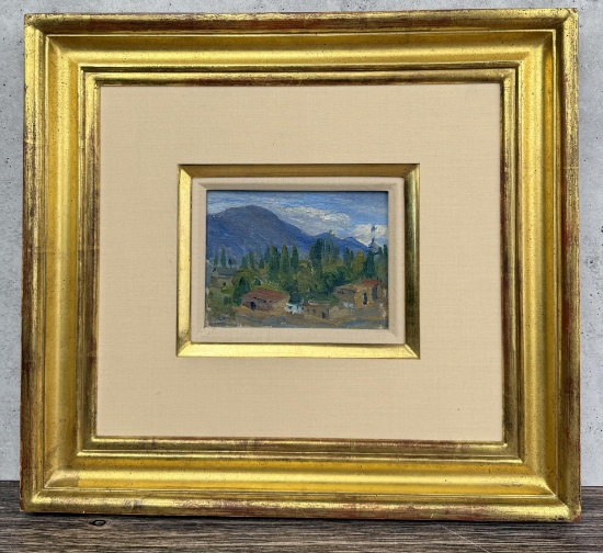 Ethel M Cooke Old Soledad Santa Fe Painting