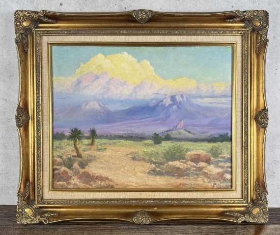 Eugene Thurston Spanish Peaks Colorado Painting