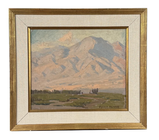 Edgar Alwin Payne Shadows at Dusk Oil Painting