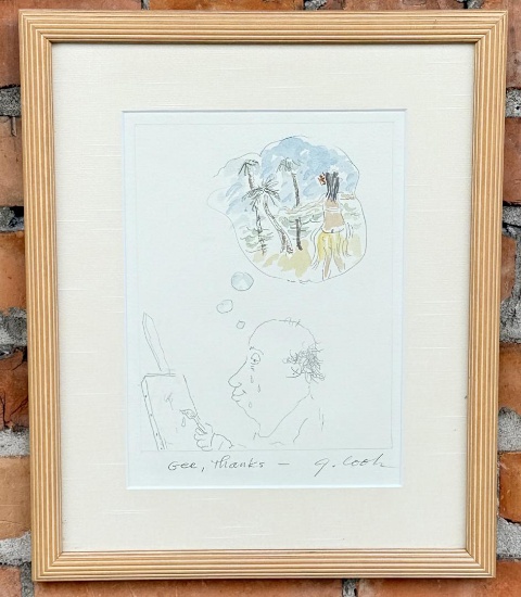 Gordon Cook Hawaiian Dreams Watercolor Painting