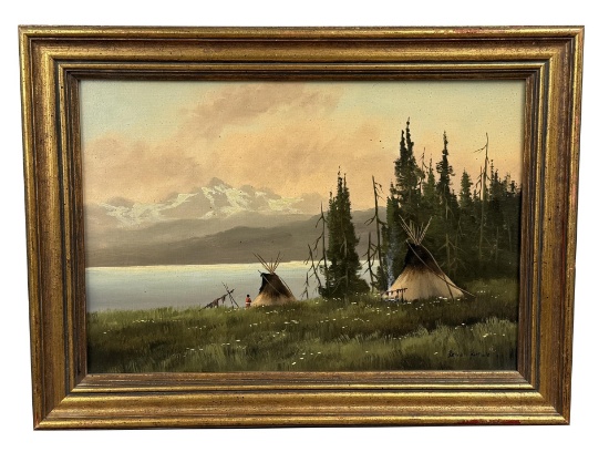 Heinie Hartwig Under Dark Skies Painting