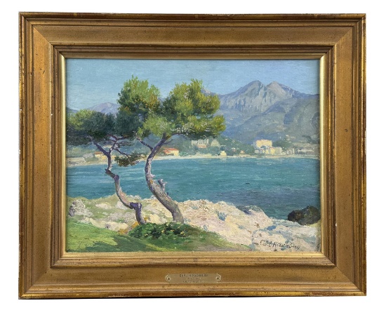 Carl Hirschberg Roquebrune France Painting