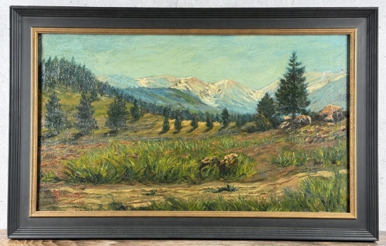 Raphael Lillywhite Colorado Oil on Canvas Painting