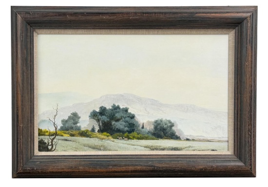 Frederick Denys Pronghorns Oil Painting