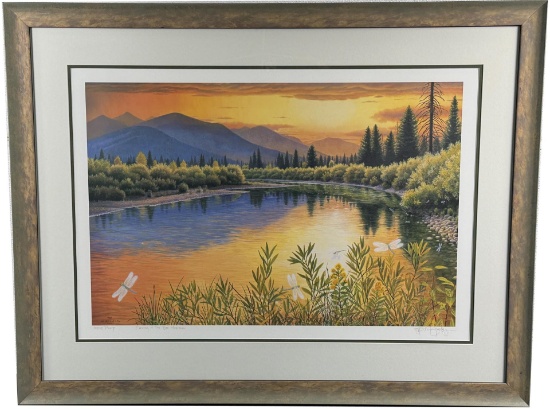 Monte Dolack Enjoying the Bob Marshall Print