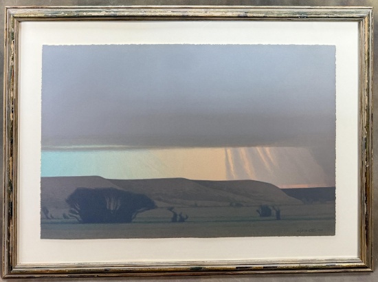 Russell Chatham Squall in Late November Lithograph