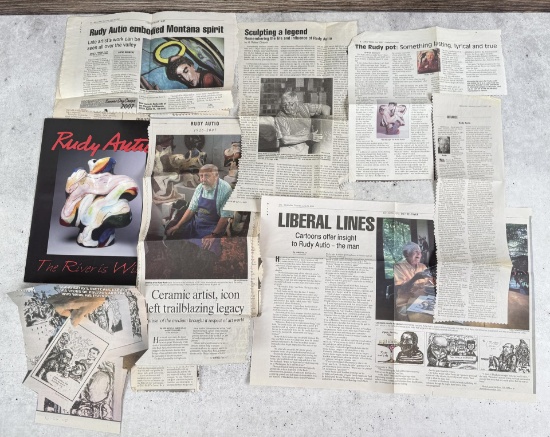 Collection of Rudy Autio Ephemera