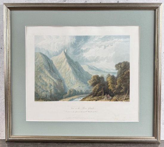 View in the Bore Ghaut Lithograph