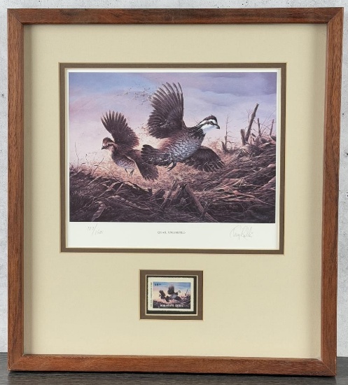 Quail Unlimited Stamp and Print