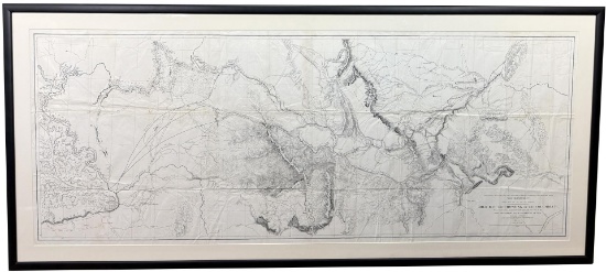 1853 Milk River Crossing Columbia River Map