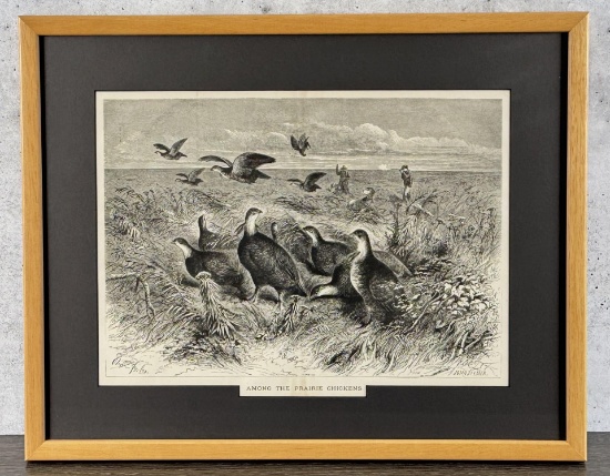 Among the Prairie Chickens Edwin Forbes