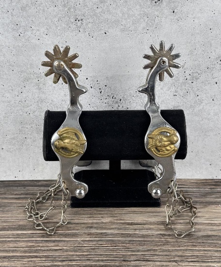 North and Judd Montana Cowboy Spurs