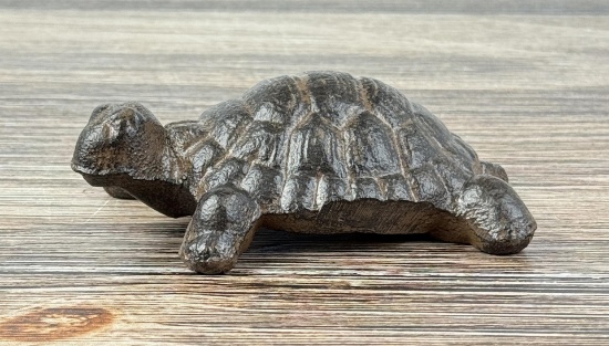 Cast Iron Turtle Paperweight