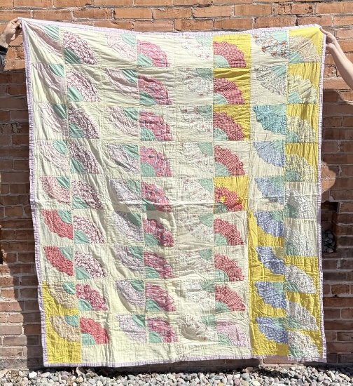 Antique Grandmothers Fans Quilt