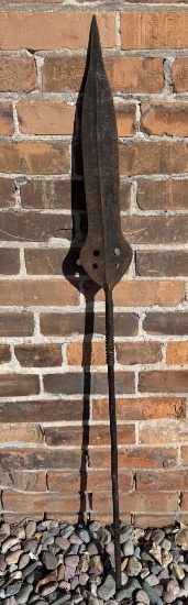 Congolese Kuba Lion Hunting Spear