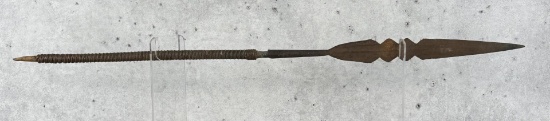 Congolese Mongo Ngbandi Lion Hunting Spear
