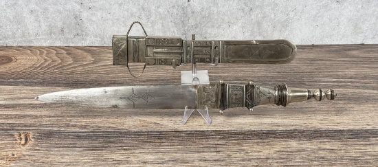 North African Tuareg Silver Dagger