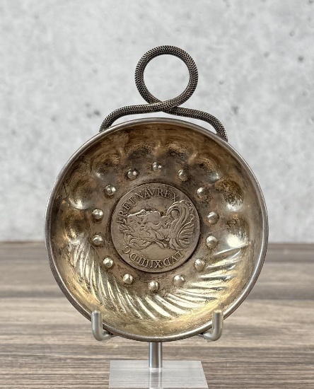 1648 French Coin Silver Wine Taster