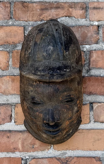 Unusual African Race Jockey Mask