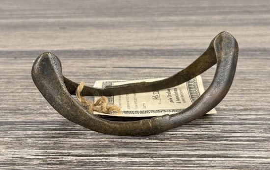 West African Ashanti Slave Trade Bronze Anklet