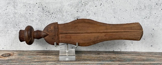Democratic Republic of the Congo Kuba Wood Knife