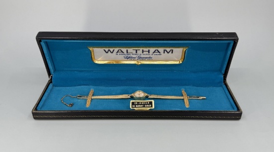 Waltham 14k Gold Ladies Watch