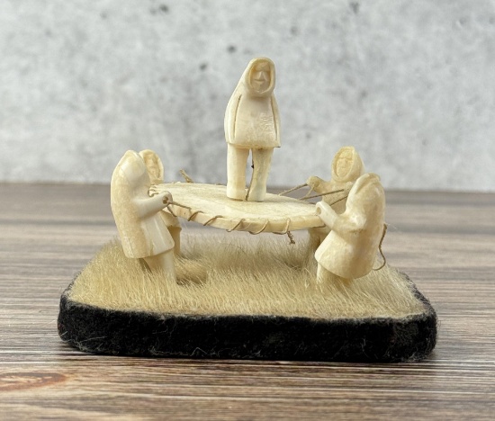 Dwight Milligrocks Alaskan Inuit Eskimo Carving