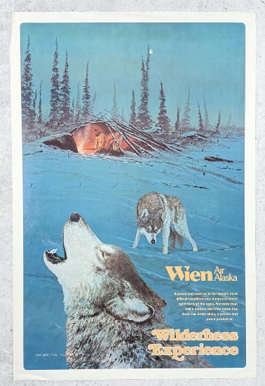 Wien Air Alaska Travel Poster