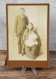 Fort Yates Indian Family Cabinet Photo