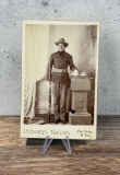 Indian Wars Soldier Fort Yates Cabinet Photo