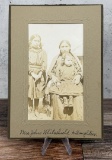 Fort Yates Indian Family Cabinet Photo