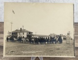 C.C. Covey and Indian Police Standing Rock Photo