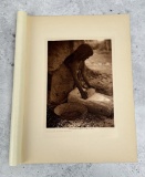 Edward Curtis Photogravure Maricopa Mealing