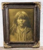 Edward Curtis Mosa Mohave Orotone Photo